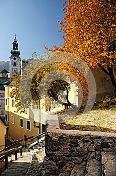 Autumn in Banska Stiavnica, Slovakia