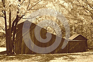 Autumn Barn photo