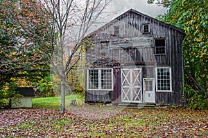 Autumn Barn Scene photo