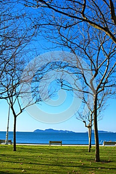 Autumn in the beach