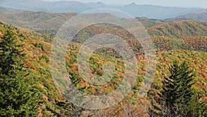 Autumn in the Blue Ridge Mountains Yancey County, North Carolina