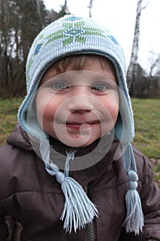 Autumn boy portrait