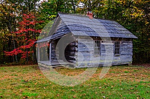 Autumn, Brush Mountain Schoolhouse