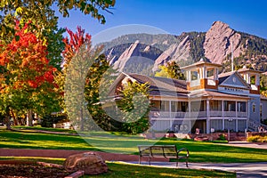 Autumn In Park in Boulder Colorado