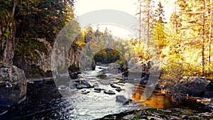 Autumn in Chicoutimi, Saguenay, Quebec, Canada