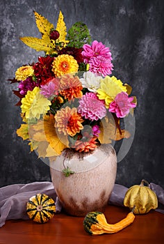 Autumn chrysanthemum flowers