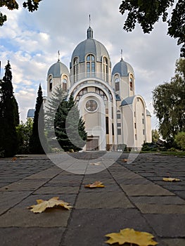 Autumn church