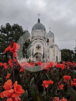 Autumn church