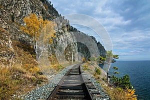 Autumn on the Circum-Baikal railway