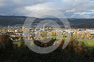 Autumn City Panorama