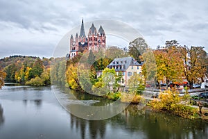 Autumn cityscape of Limburg an der Lahn