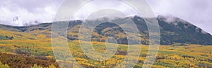 Autumn clouds at Kebler Pass, Gunnison National Forest, Colorado