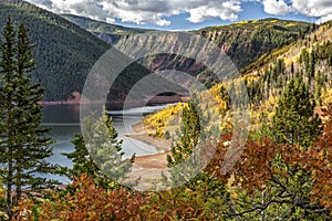 Autumn Color on Ruedi Reservoir