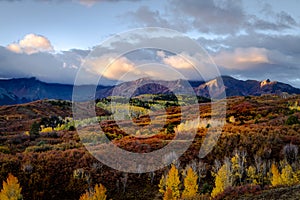 Autumn Color in San Juan  of Colorado near Ridgway and Telluride