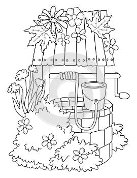 Autumn Coloring Page For Adult
