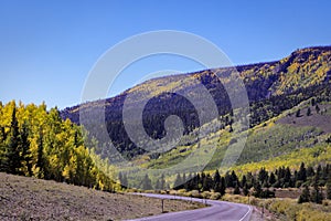 Autumn Colors at Fish Lake Near Richfield Utah