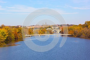 Autumn colors in Georgetown, Washington DC.