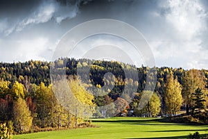 Autumn colors and landscape
