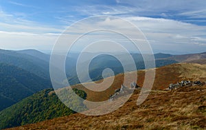 Autumn colors in mountains