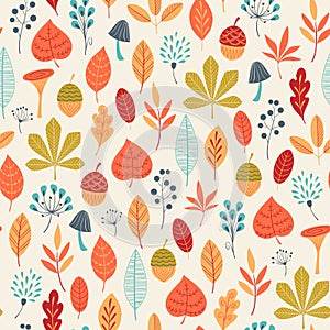 Autumn colors pattern