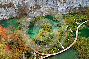 Autumn colors in Plitvice National Park