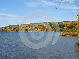 Autumn colors from Salt Point on Cayuga Lake NYS