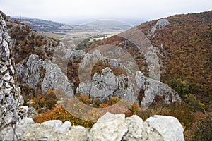 Autumn countryside near Soko Banja, Serbia