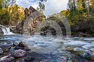 Autumn in Crystal Mill Colorado Landscape