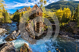 Autumn in Crystal Mill Colorado Landscape photo