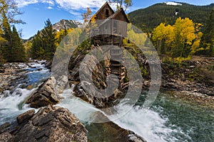 Autumn in Crystal Mill Colorado Landscape photo