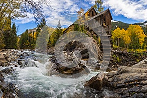 Autumn in Crystal Mill Colorado Landscape photo