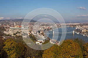 Autumn Danube in Budapest