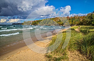 Autumn Day On The Lake Superior Coast