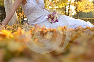 Autumn days in stock wedding