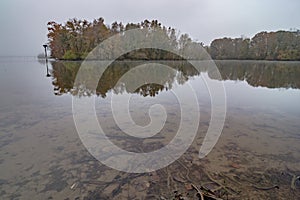 Autumn in dixie on catawba river gastonia north carolina