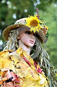 autumn dress dummy fashion nature