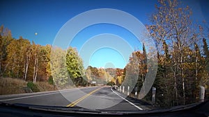 Autumn Drive in Madawaska Valley, Renfrew County - Ontario, Canada