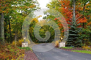 Autumn Driveway