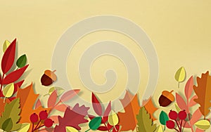 Autumn elements design