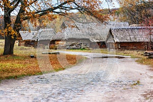 Autumn in ethnic museum Pirogovo