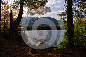 Autumn / Fall At Copperas Pond in the Adirondack Mountains High Peaks Region