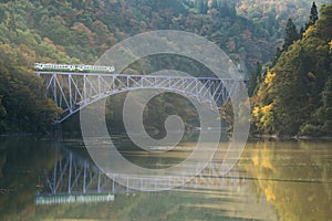 Fukushima First Bridge Tadami River Japan photo