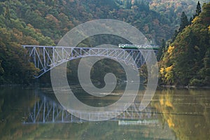 Fukushima First Bridge Tadami River Japan photo