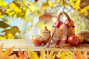 Autumn and fall harvest background