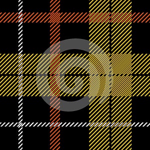 Autumn or Fall Season themed Plaid Pattern