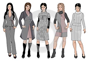 Autumn female fashion