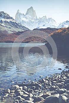 Autumn in Fitz Roy Moutain, Patagonia, El Chalten - Argentina