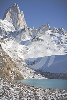 Autumn in Fitz Roy Moutain, Patagonia, El Chalten - Argentina