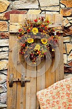 Autumn Floral Wreath