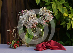 Autumn flower arrangement